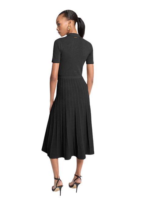 Abito polo longuette in maglia stretch a coste Michael Kors | MT5834F33D001